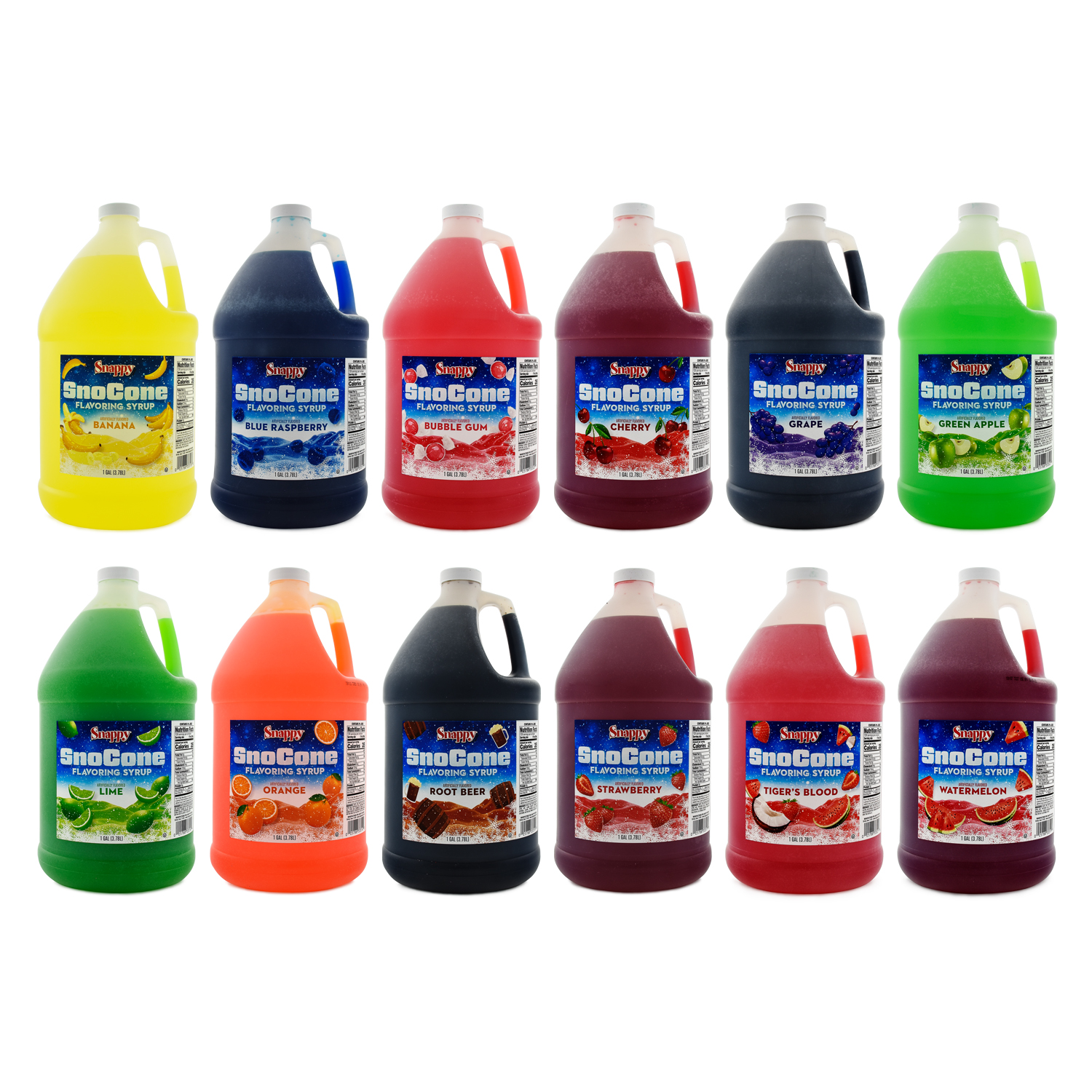 Sno-Kone Syrup Flavors